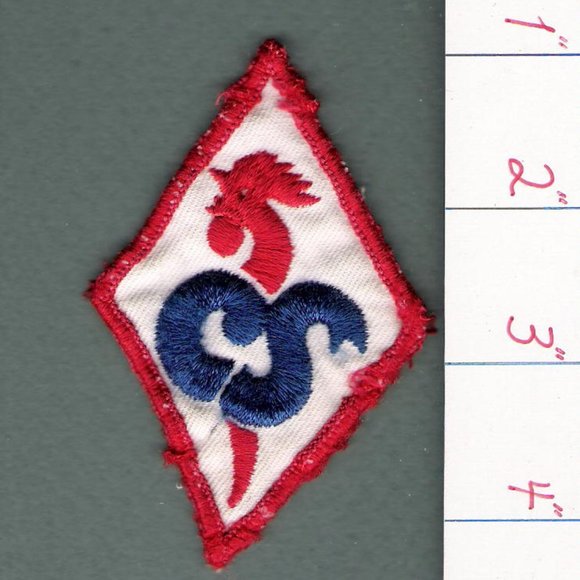 Vintage Colonial Stores CS Rooster Sew On Patch Cheesecloth Backing - Picture 1 of 1